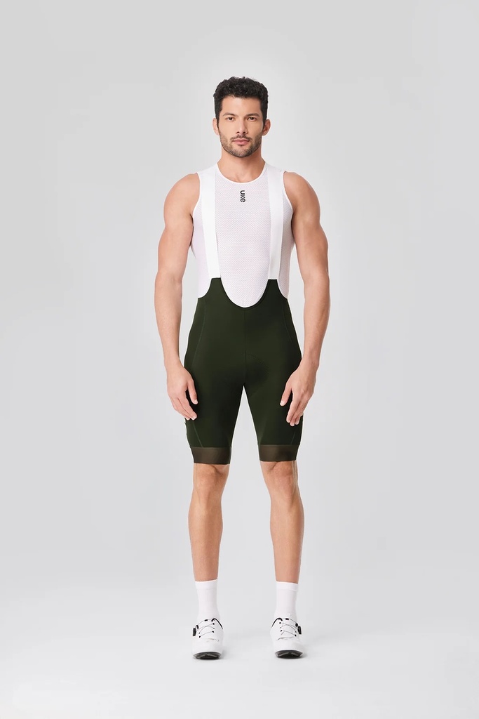 UKE Gao Wu Men's Cargo Bib Shorts (Army Green)