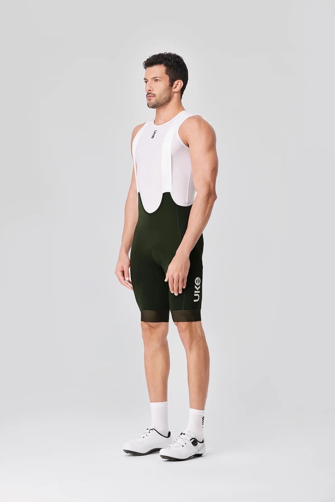 UKE Gao Wu Men's Cargo Bib Shorts (Army Green)