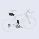 EVIGOORS E7 System Carbon fiber Electric Motor Rear Wheel