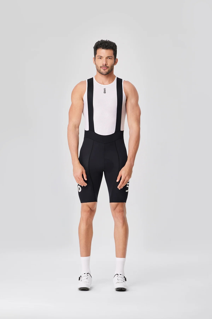 UKE Shatter the Sky Men's Seamless Bib Shorts (Black)