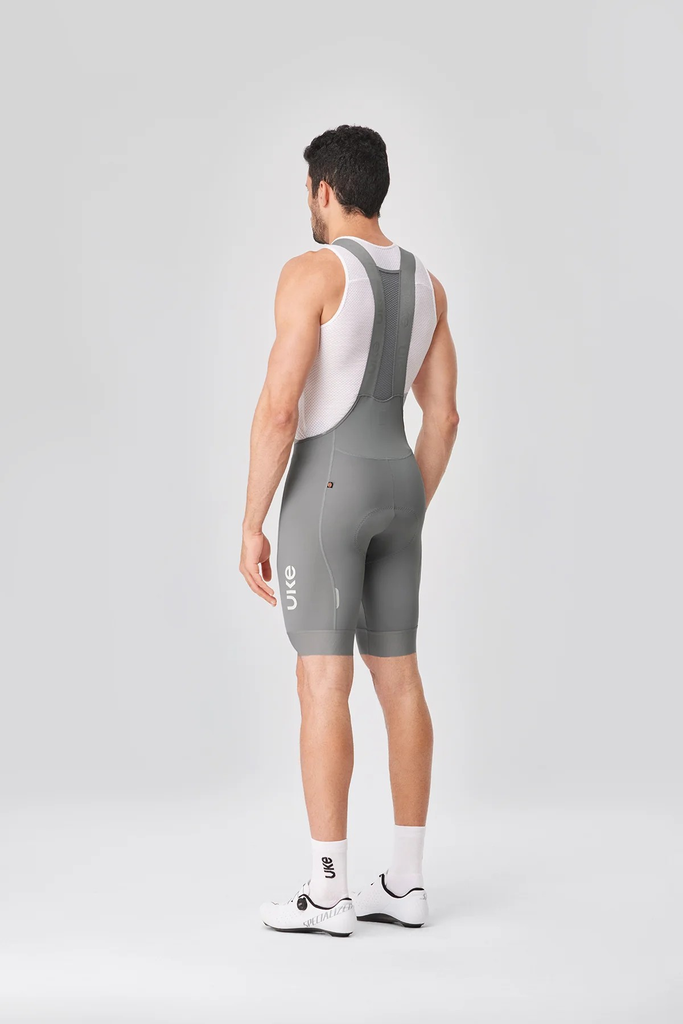 UKE ChuanBai Men's PRO-EIT Bib Shorts (Silver Moon)