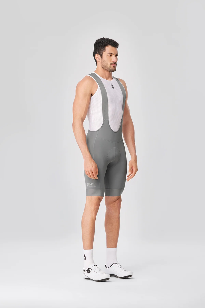 UKE ChuanBai Men's PRO-EIT Bib Shorts (Silver Moon)