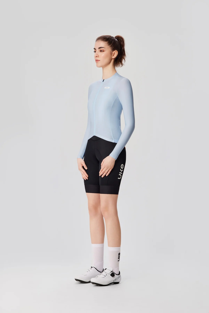 UKE Mu Guang Women's LS Jersey (Clear Light Blue)