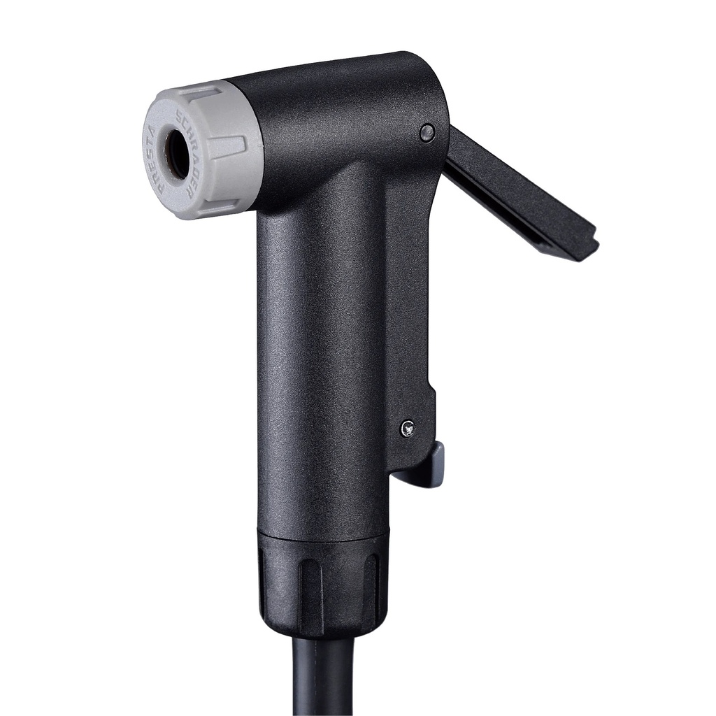 GIYO Dual-Scale Gauge Steel Floor Pump