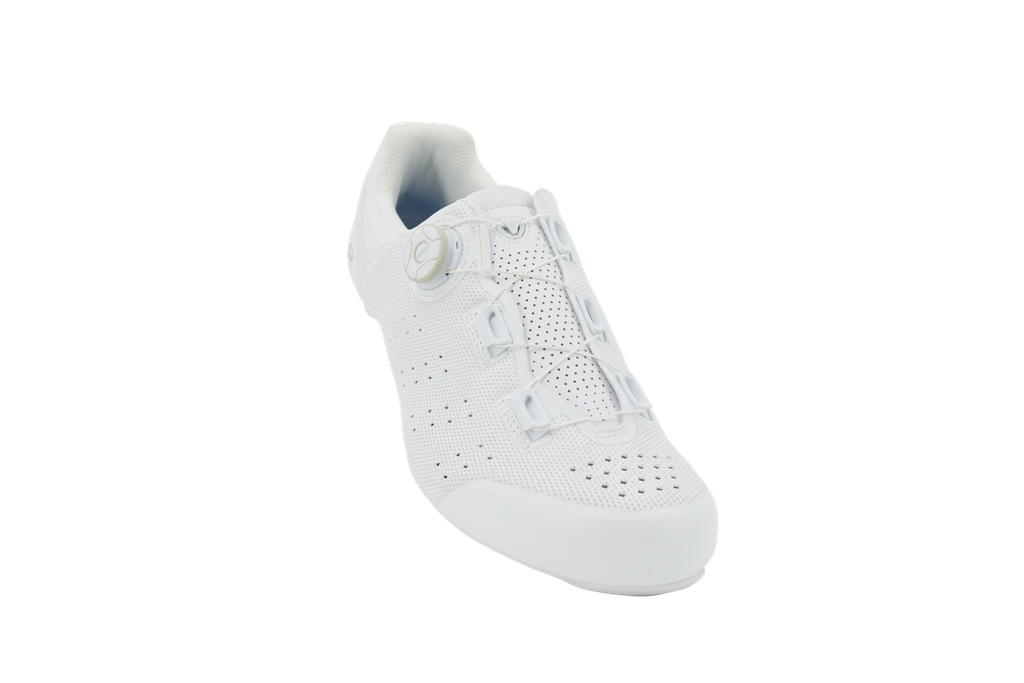 FLR FNT-5 Knit Road Shoes (Pure White)