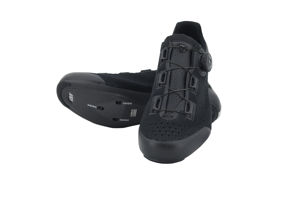 FLR FNT-5 Knit Road Shoes (Black)