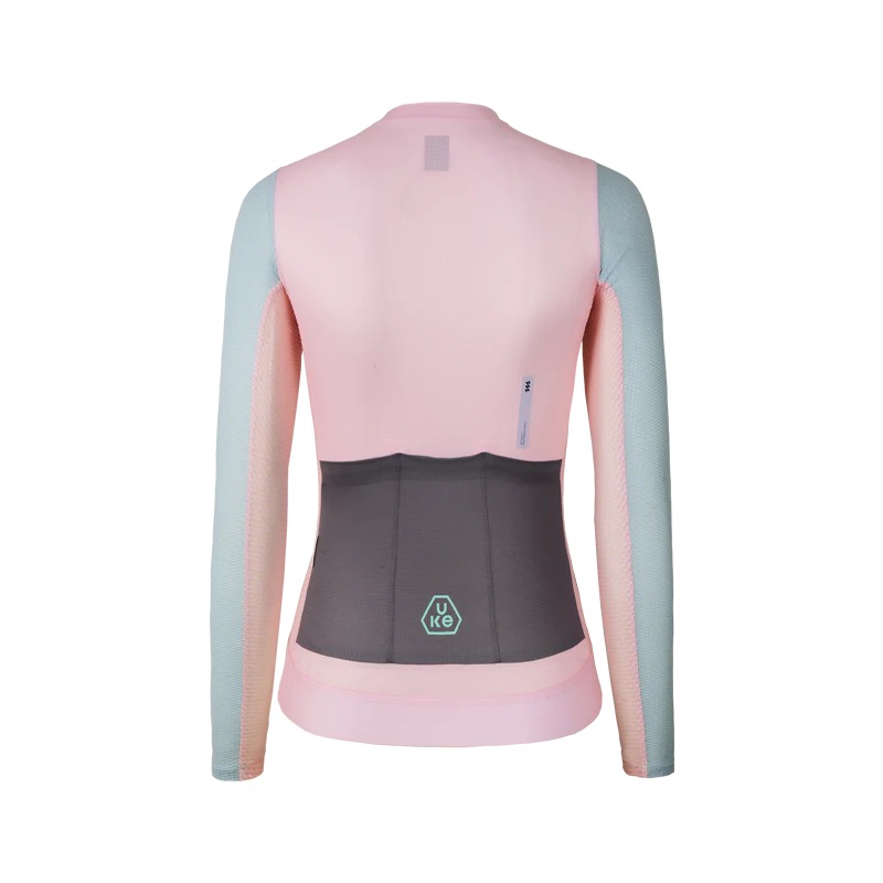 UKE Mu Floating Scenery Women's LS Jersey (Grey Pink)