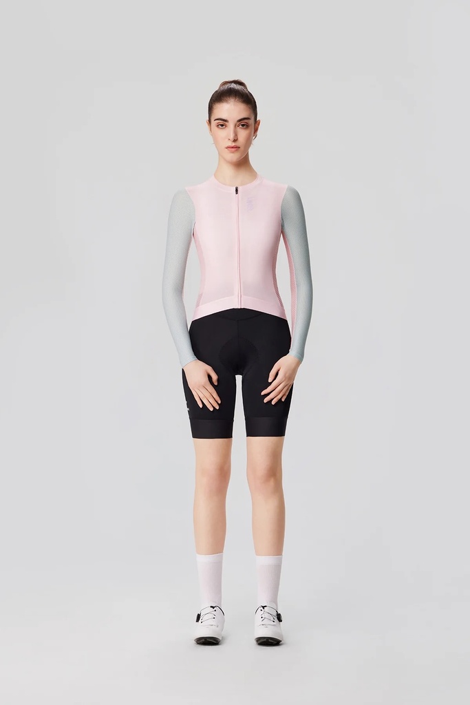 UKE Mu Floating Scenery Women's LS Jersey (Grey Pink)