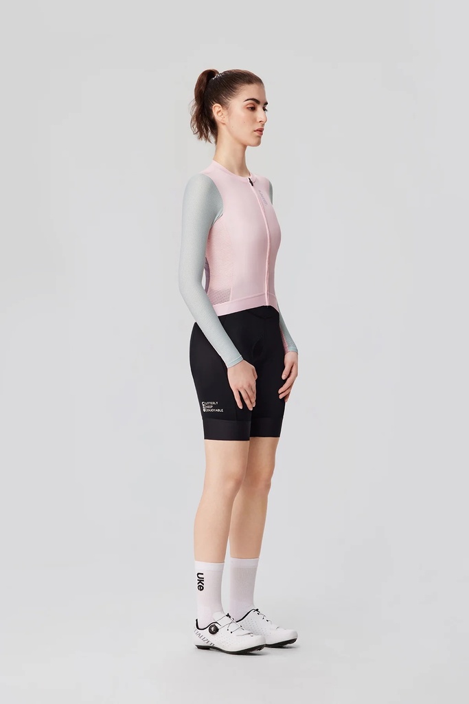 UKE Mu Floating Scenery Women's LS Jersey (Grey Pink)