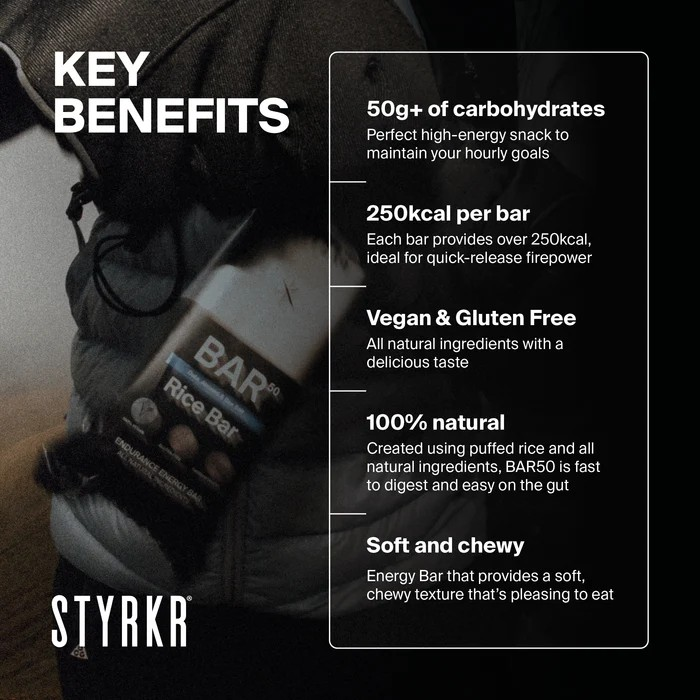 STYRKR BAR50 Date, Almond &amp; Sea Salt