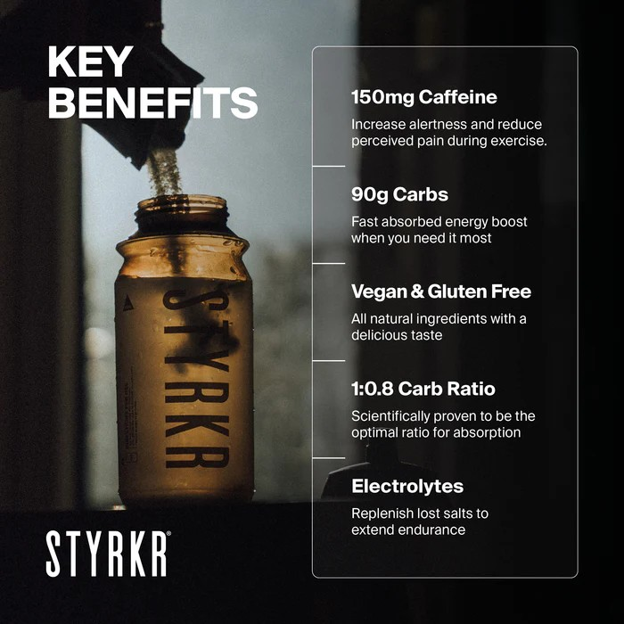 STYRKR MIX90 Caffeine+  Advanced Dual-Carb Drink 95g