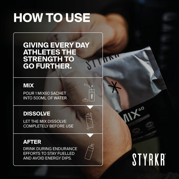 STYRKR MIX60 Advanced Dual-Carb Mix Drink 65g