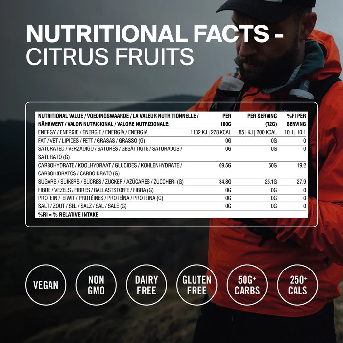 STYRKR GEL50 Dual-Carb Energy Gel (Citrus Fruits)