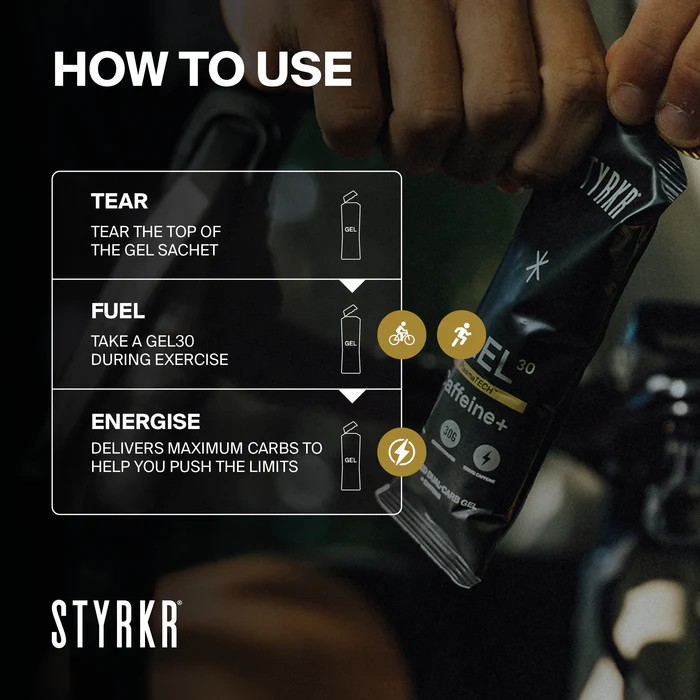 STYRKR GEL30 Caffeine Energy Gel
