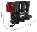 CHENFAN Tow Ball Rear Mount Bike Carrier (Three Bikes)