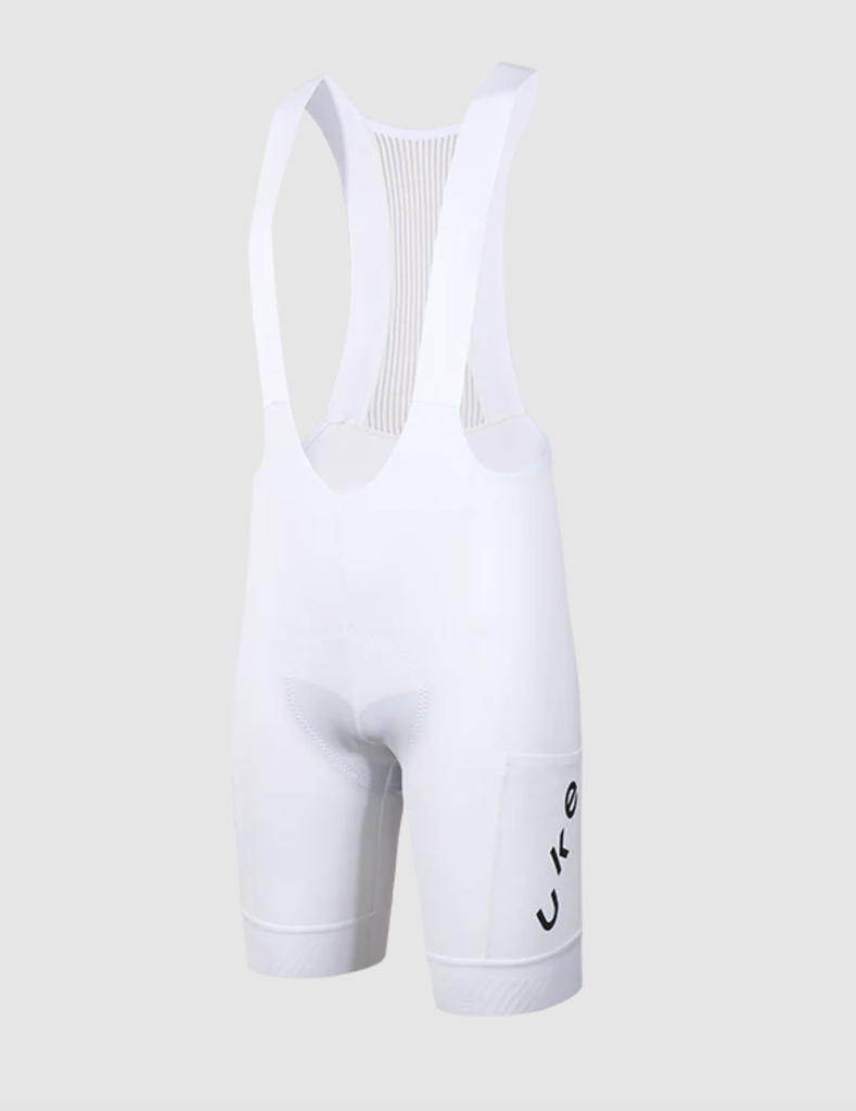 UKE RP400 PRO-EIT Men's Bib Shorts (White)