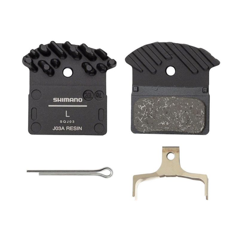SHIMANO J03A RESIN BACKED WITH COOLING FINS BRAKE PAD