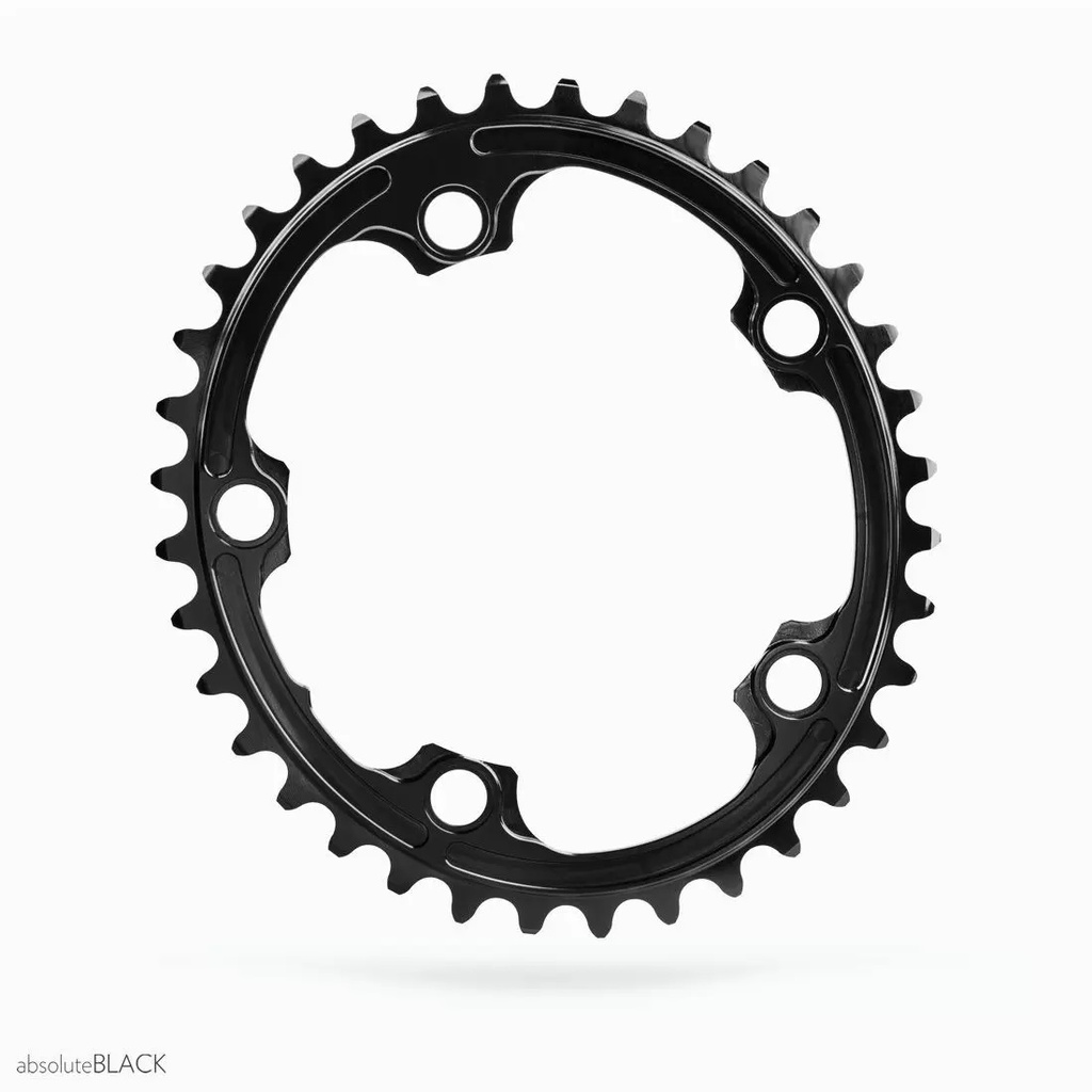 ABSOLUTE BLACK Premium Oval Road 110/5BCD for Shimano Chainring