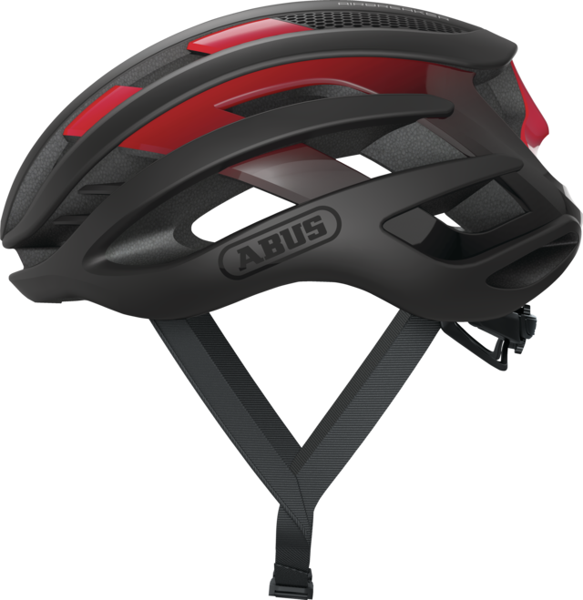 ABUS Airbreaker Helmet (Black Red, Large)