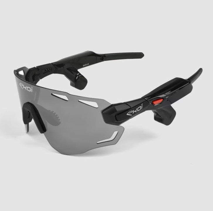 EKOI Premium 70 Audio Music Bluetooth Sunglasses (Black)