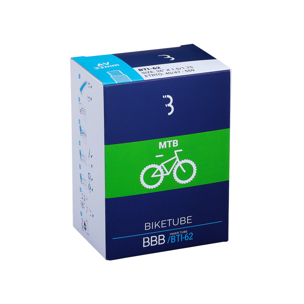 BBB BikeTube 27.5 MTB Innertube (27.5&quot; x 2.10/2.35, FV48)