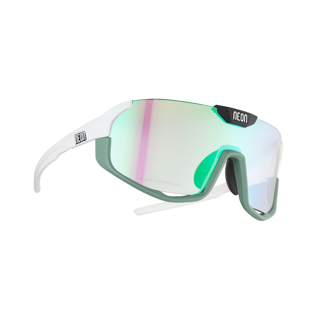 NEON Canyon X25 Glasses (Salvia White Green, Cat 1-3)