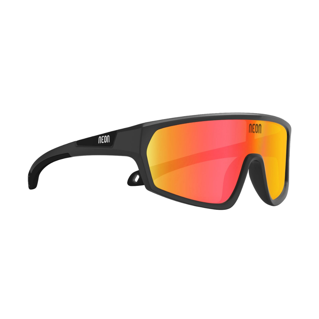 NEON Raptor X6 Kids Glasses (Black Matt Red, Cat. 3)