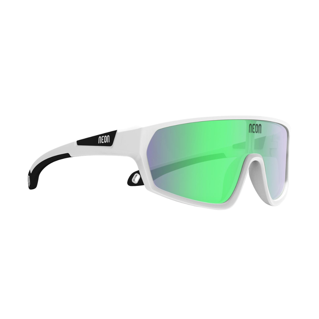 NEON Raptor X9 Kids Glasses (White Matt Green, Cat. 3)
