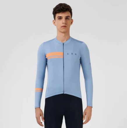 UKE Men's Training LS Jersey A001 (Smoke Blue)