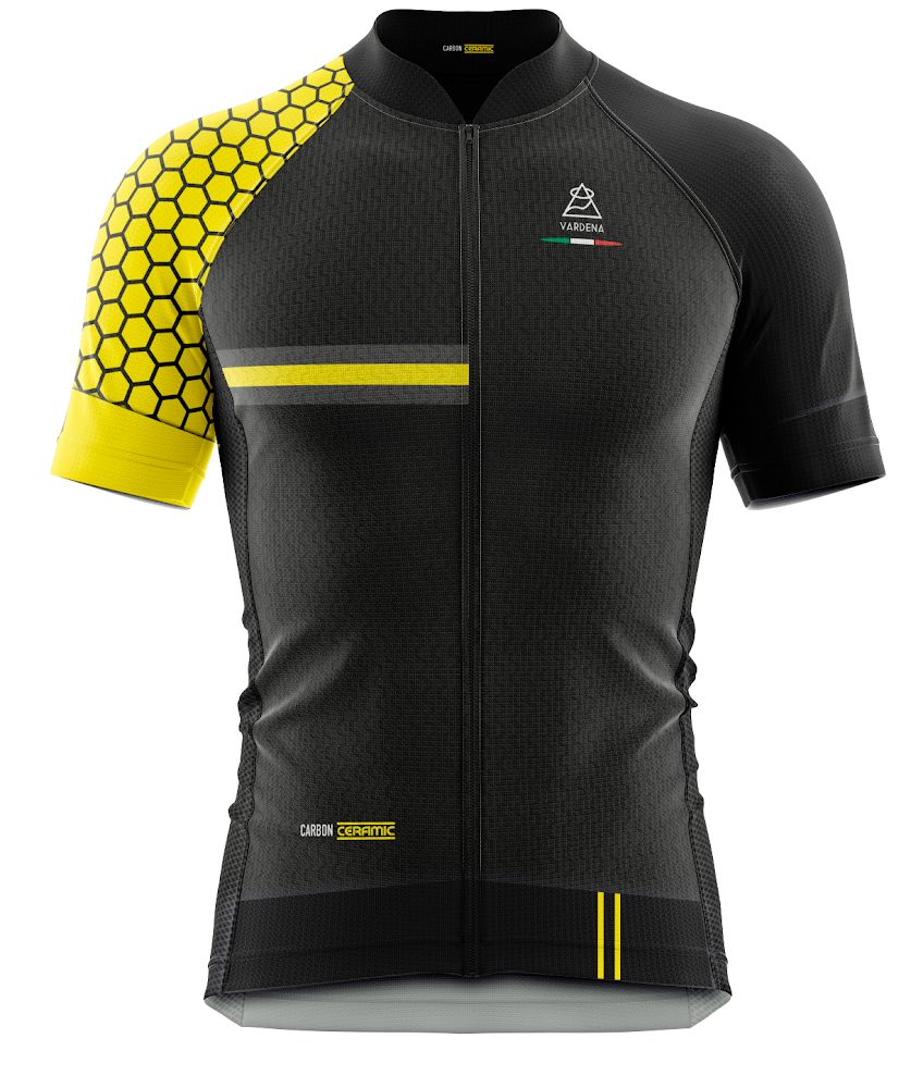 VARDENA Carbon Ceramic Honeyline Jersey (Yellow, M)