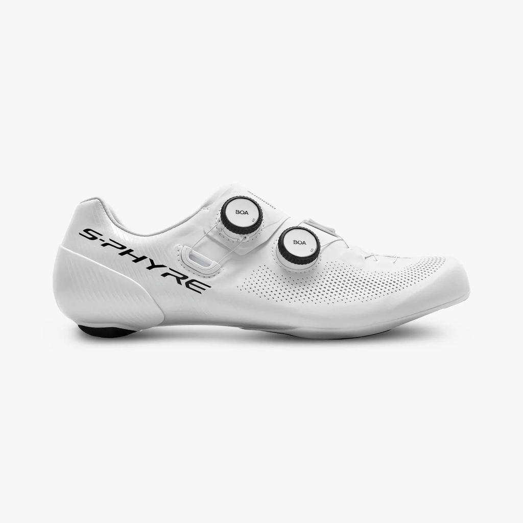 SHIMANO S-PHYRE SH-RC903 Shoes (46, White, Wide)