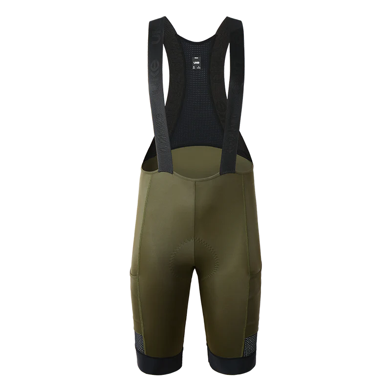 UKE Basalt Men's Bib Shorts (Olive Green)