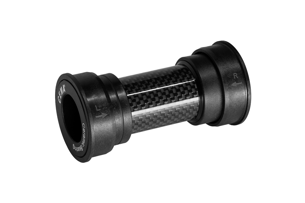 CEMA BB86-BB92 Plastic Cups Bottom Bracket (Shimano FSA / Ceramic Black)