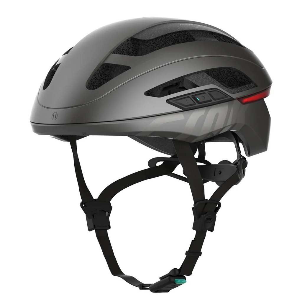 CRNK Angler Alpha Helmet (Metallic Black, Medium 55-58cm)