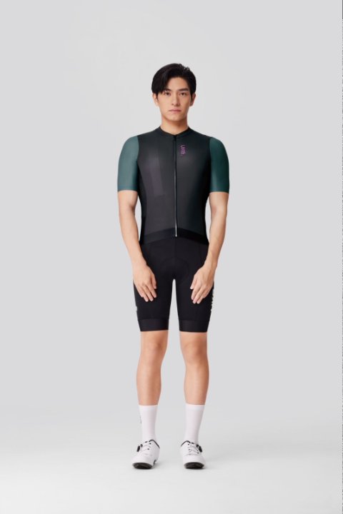 UKE Pillow Hill Men's Short Sleeves Jersey (Black Green)