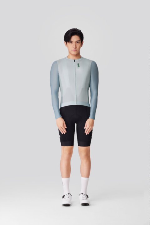 UKE Yuechuan Men's Long Sleeves Jersey (Pale Blue Grey)