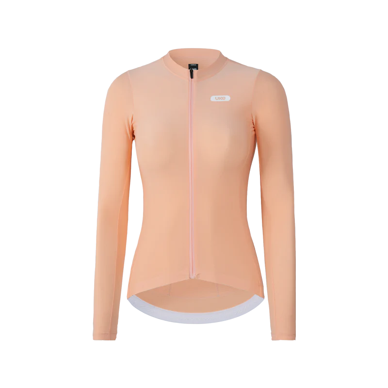 UKE Mu Guang Women's LS Jersey (Peach Jelly)