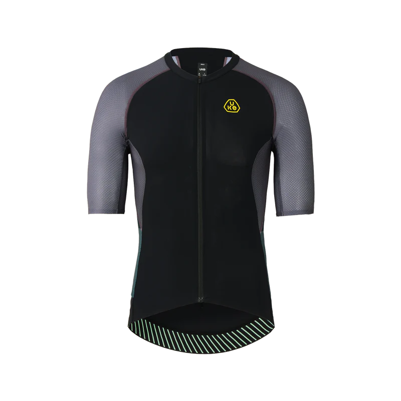 UKE Xiu Bai PRO Men's Short Sleeves Jersey (Black Purple)