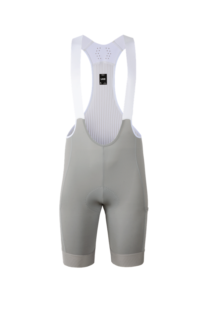 UKE Gaowu Men's Cargo Bib Shorts (Silver Moon)
