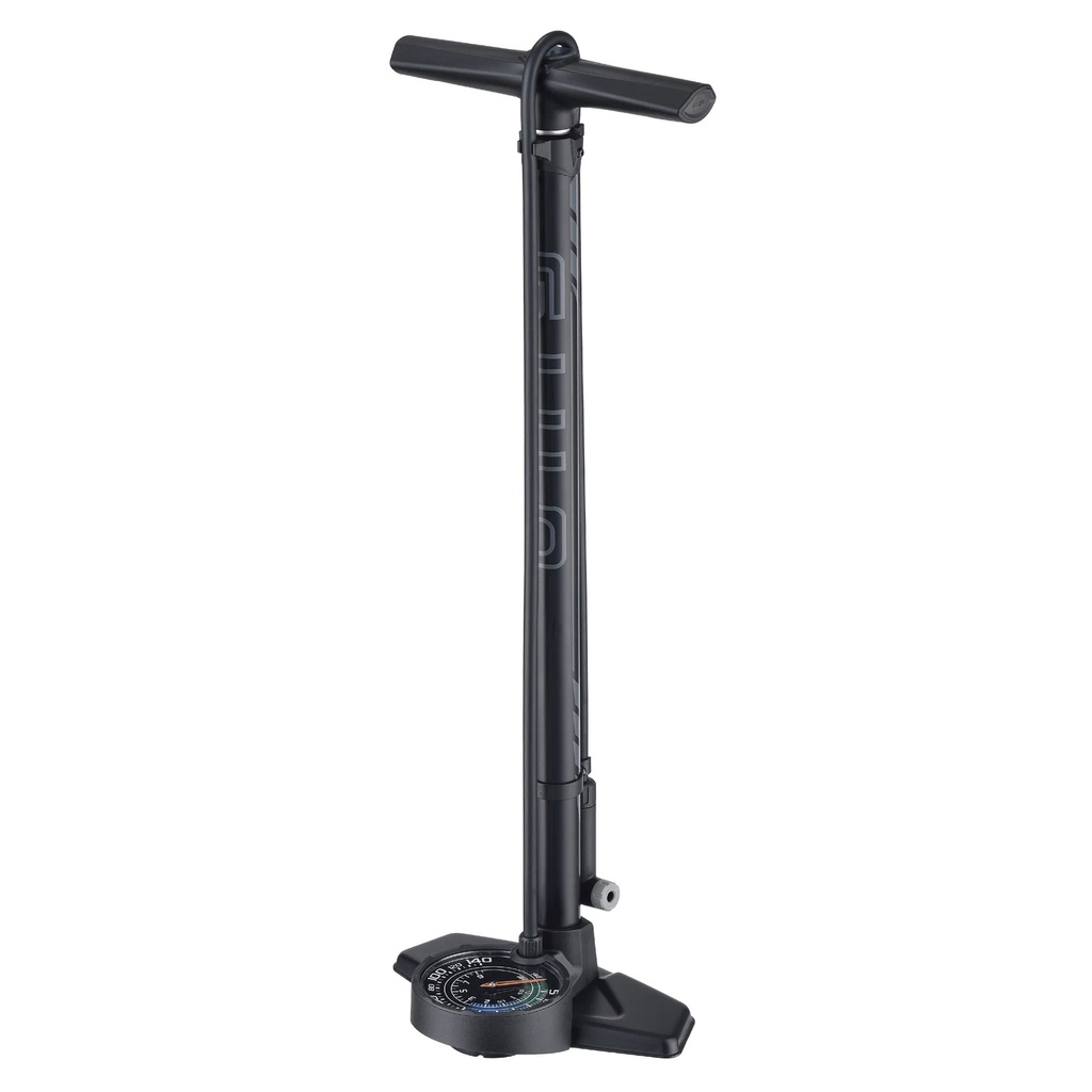 GIYO Dual-Scale Gauge Steel Floor Pump