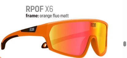 NEON Raptor X6 Kids Glasses (Orage Fluo Matt)