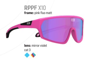 NEON Raptor X10 Kids Glasses (Pink Fluo Matt)