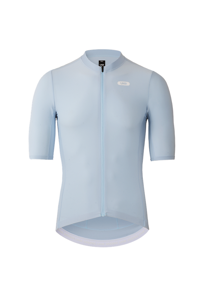 UKE Mountain Outing Men's Short Sleeves Jersey (Clear Light Blue)