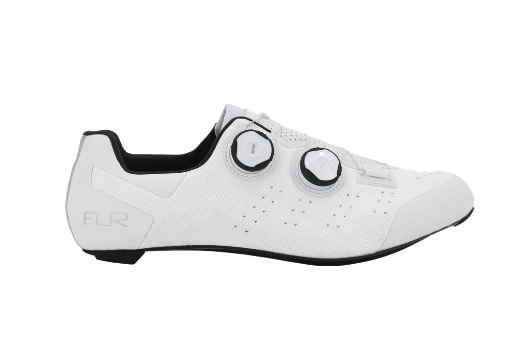 FLR FNT-9 Knit Road Shoes (White)