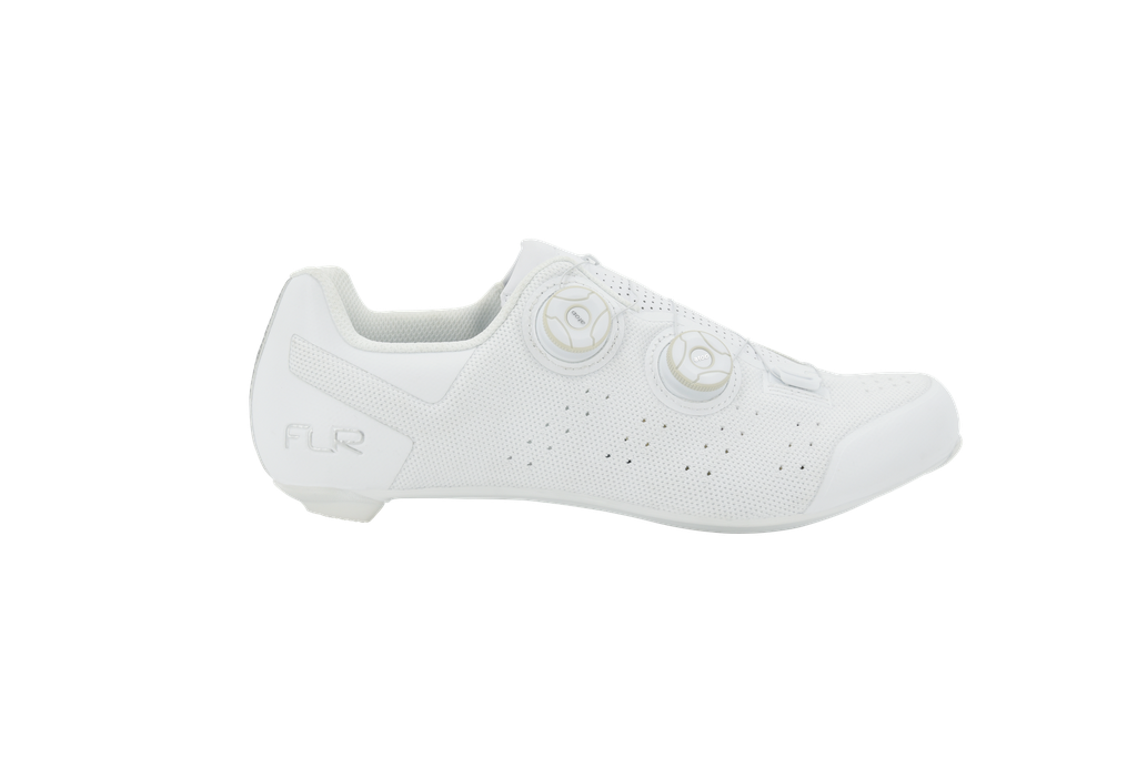 FLR FNT-9 Knit Road Shoes (Pure White)