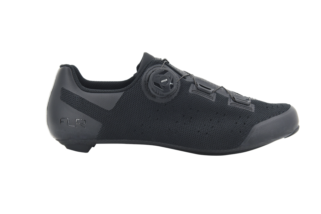 FLR FNT-5 Knit Road Shoes (Black)