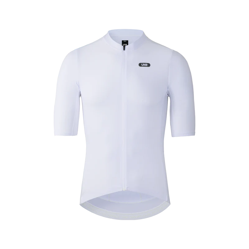 UKE Mountain Outing Men's Short Sleeves Jersey (White)