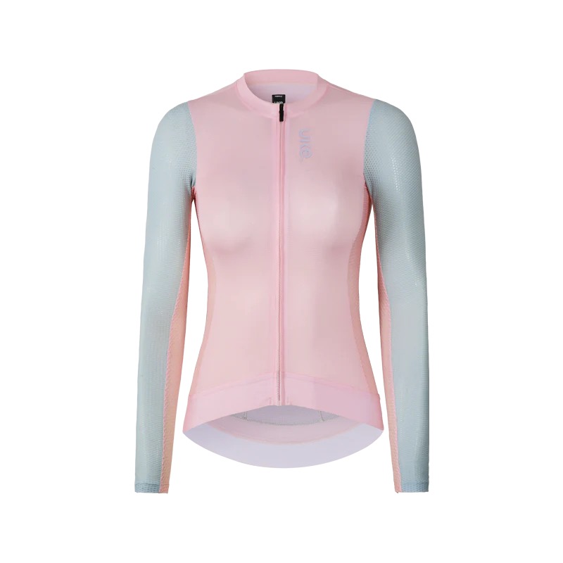 UKE Floating Scenery Women's LS Jersey (Pink Green)