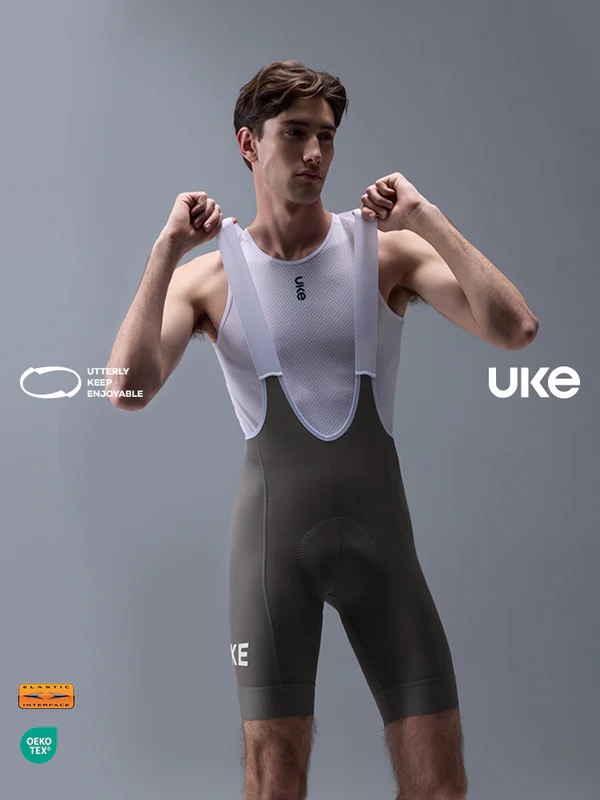 UKE RP400 PRO-EIT Men's Bib Shorts (Pale Azalea)