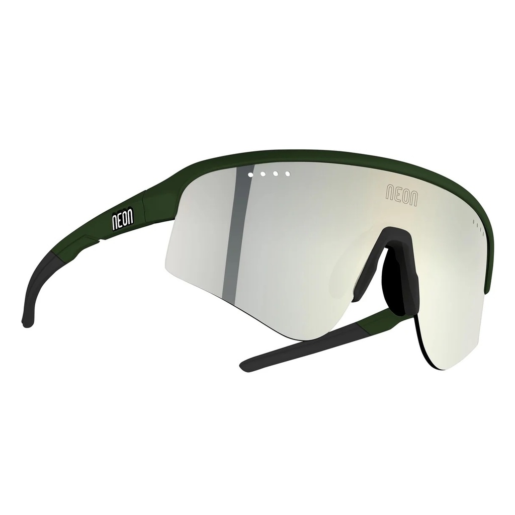 NEON Arrow 2.0 Air X26 S Glasses (Dark Olive Shiny, Photoplus Bronze CAT 1-3)